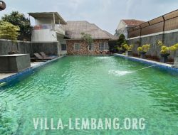 Rekomendasi Villa di Cikole Lembang Kapasitas 15 Orang, Private Pool